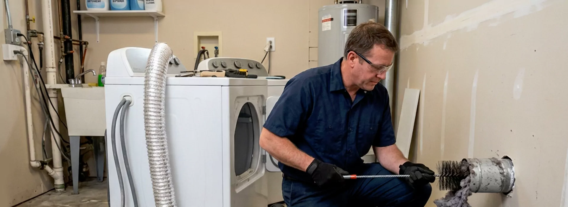 Clogged Dryer Vent Repair in Cumberland, Maryland