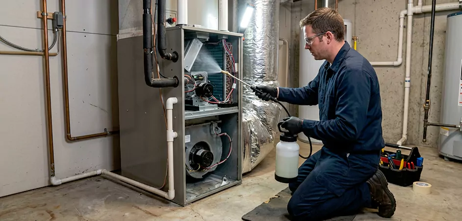 Air Handler Antimicrobial Treatment in Cumberland
