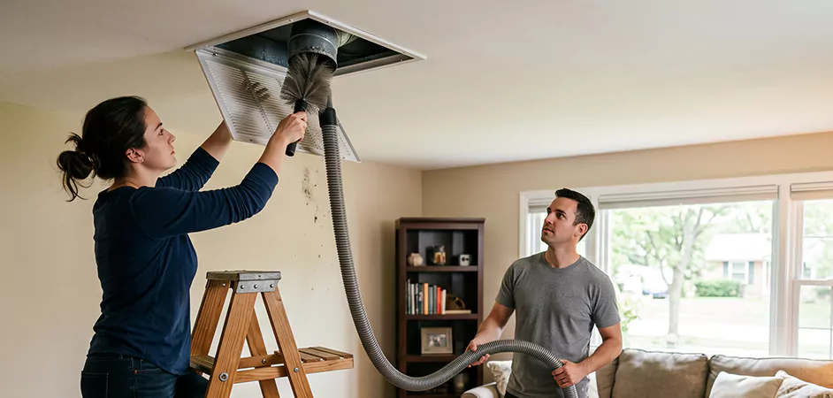 Roof and Wall Exhaust Cap Cleaning in Cumberland