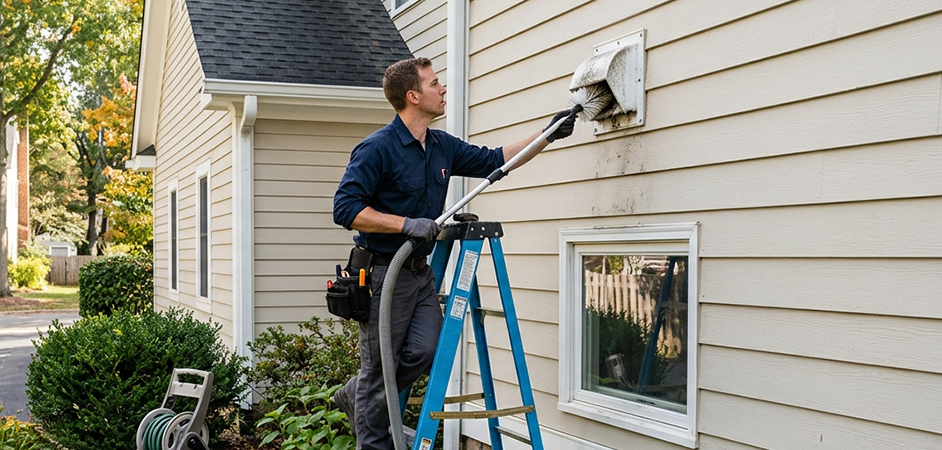 Exterior Vent Cap Cleaning in Cumberland